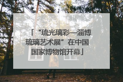 “琉光璃彩—淄博琉璃艺术展”在中国国家博物馆开幕