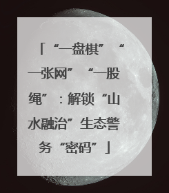 “一盘棋”“一张网”“一股绳”：解锁“山水融治”生态警务“密码”