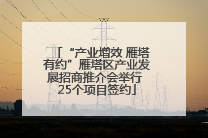 “产业增效 雁塔有约”雁塔区产业发展招商推介会举行 25个项目签约
