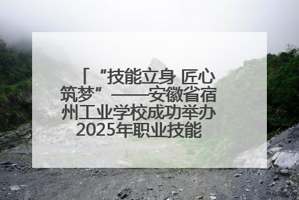 “技能立身 匠心筑梦”——安徽省宿州工业学校成功举办2025年职业技能活动周各项活动