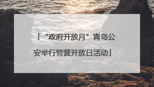 “政府开放月”青岛公安举行警营开放日活动