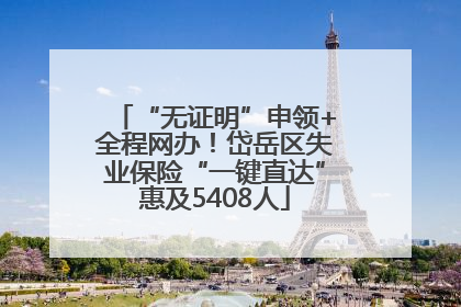 “无证明”申领+全程网办！岱岳区失业保险“一键直达”惠及5408人
