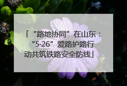 “路地协同”在山东：“5·26”爱路护路行动共筑铁路安全防线