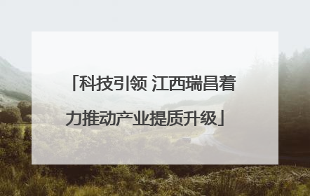 科技引领 江西瑞昌着力推动产业提质升级