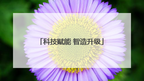科技赋能 智造升级