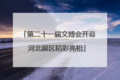 第二十一届文博会开幕 河北展区精彩亮相