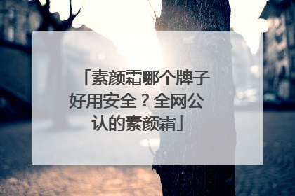 素颜霜哪个牌子好用安全？全网公认的素颜霜