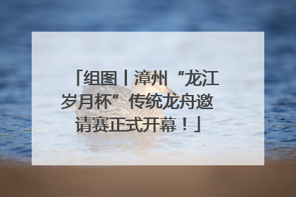 组图丨漳州“龙江岁月杯”传统龙舟邀请赛正式开幕！