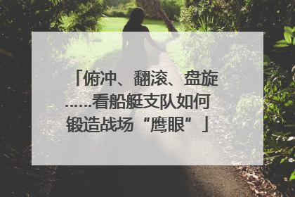 俯冲、翻滚、盘旋……看船艇支队如何锻造战场“鹰眼”