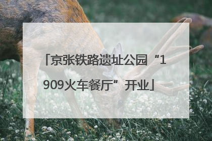 京张铁路遗址公园“1909火车餐厅”开业