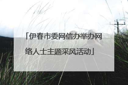 伊春市委网信办举办网络人士主题采风活动