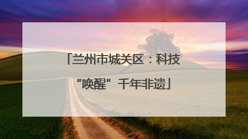 兰州市城关区：科技“唤醒”千年非遗