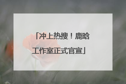 冲上热搜！鹿晗工作室正式官宣