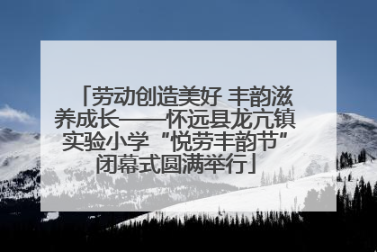 劳动创造美好 丰韵滋养成长——怀远县龙亢镇实验小学“悦劳丰韵节”闭幕式圆满举行