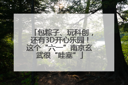 包粽子、玩科创，还有3D开心乐园！这个“六一”南京玄武很“哇塞”