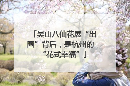 吴山八仙花展“出圈”背后，是杭州的“花式幸福”