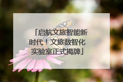 启航文旅智能新时代！文旅数智化实验室正式揭牌
