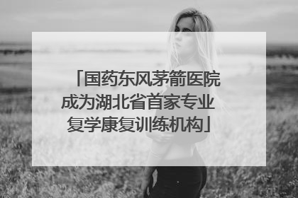 国药东风茅箭医院成为湖北省首家专业复学康复训练机构
