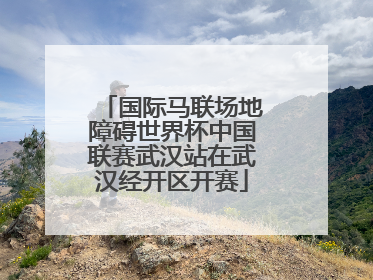 国际马联场地障碍世界杯中国联赛武汉站在武汉经开区开赛