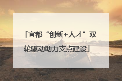 宜都“创新+人才”双轮驱动助力支点建设