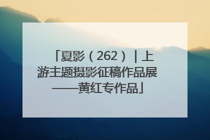 夏影（262）｜上游主题摄影征稿作品展——黄红专作品