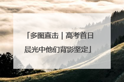 多图直击｜高考首日 晨光中他们背影坚定