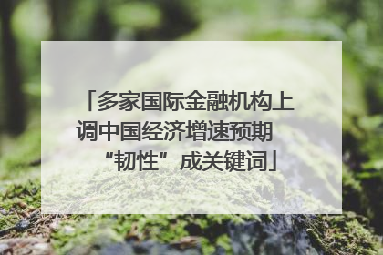 多家国际金融机构上调中国经济增速预期 “韧性”成关键词
