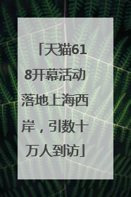 天猫618开幕活动落地上海西岸，引数十万人到访
