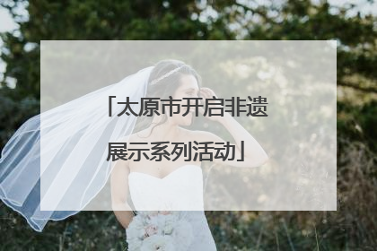 太原市开启非遗展示系列活动