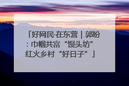 好网民·在东营｜郭盼：巾帼共富“馒头坊” 红火乡村“好日子”