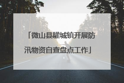 微山县驩城镇开展防汛物资自查盘点工作