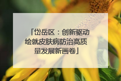 岱岳区：创新驱动绘就皮肤病防治高质量发展新画卷
