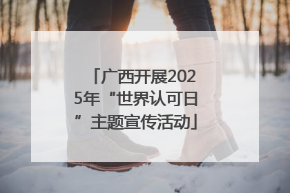 广西开展2025年“世界认可日”主题宣传活动