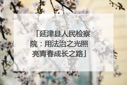 延津县人民检察院：用法治之光照亮青春成长之路