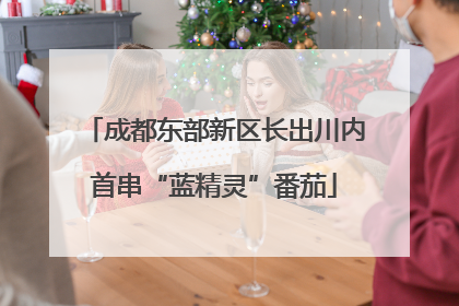 成都东部新区长出川内首串“蓝精灵”番茄