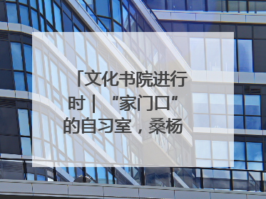 文化书院进行时｜“家门口”的自习室，桑杨社区织就15分钟学习生活圈