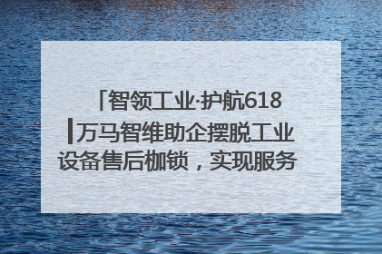 智领工业·护航618┃万马智维助企摆脱工业设备售后枷锁，实现服务与效能价值共振！