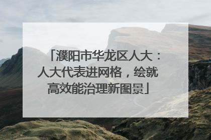 濮阳市华龙区人大：人大代表进网格，绘就高效能治理新图景