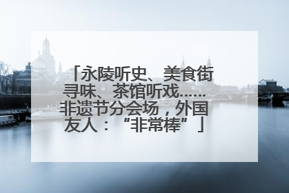 永陵听史、美食街寻味、茶馆听戏……非遗节分会场，外国友人：“非常棒”
