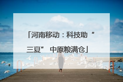 河南移动：科技助“三夏” 中原粮满仓