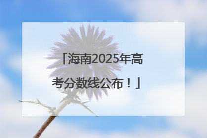 海南2025年高考分数线公布！