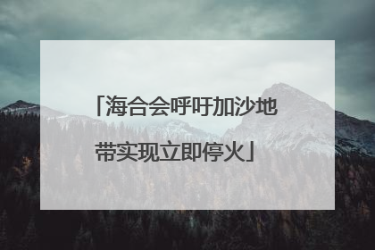 海合会呼吁加沙地带实现立即停火