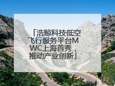 浩鲸科技低空飞行服务平台MWC上海首秀，推动产业创新