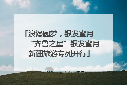浪漫圆梦，银发蜜月——“齐鲁之星”银发蜜月新疆旅游专列开行