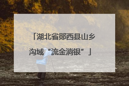 湖北省郧西县山乡沟域“流金淌银”