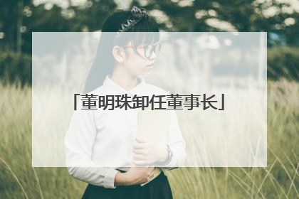 董明珠卸任董事长