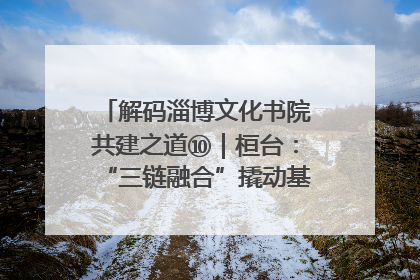 解码淄博文化书院共建之道⑩｜桓台：“三链融合”撬动基层文化共治新动能
