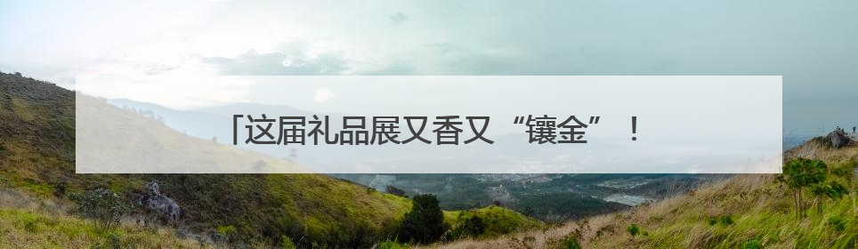 这届礼品展又香又“镶金”！700家展商共绘新风向，年轻人喜欢“有故事的礼物”