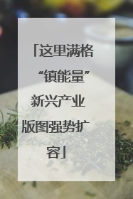 这里满格“镇能量” 新兴产业版图强势扩容