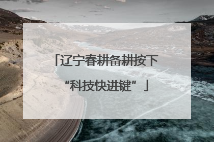 辽宁春耕备耕按下“科技快进键”